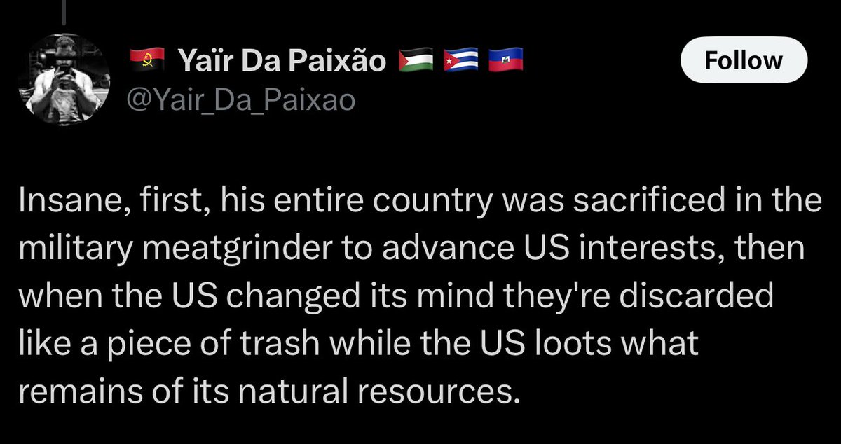 A lesson to the Philippines and all US "allies"