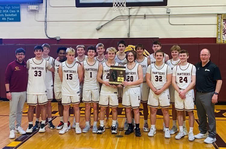 LeRoy Panther Boys Basketball (@leroy_hoops) on Twitter photo Leroy beats Heyworth 48-38 for the Regional Title tonight! Proud of you fellas! Great team win all around, onto the next step! <a href="/ngpreps/">News-Gazette Preps</a> <a href="/NestoHoops/">Aaron Britton</a> <a href="/ILL_HS_Hoops/">Illinois High School Hoops</a> <a href="/Pantagraph/">The Pantagraph</a> Leroy beats Heyworth 48-38 for the Regional Title tonight! Proud of you fellas! Great team win all around, onto the next step! <a href="/ngpreps/">News-Gazette Preps</a> <a href="/NestoHoops/">Aaron Britton</a> <a href="/ILL_HS_Hoops/">Illinois High School Hoops</a> <a href="/Pantagraph/">The Pantagraph</a>