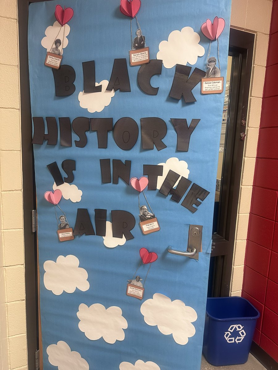 Michelle Obama states, “History has shown us that courage can be contagious, and hope can take on a life of its own.” Mueller’s scholars have celebrated this courageous hope during Black History Month by decorating our school. Way to go, Jets!!