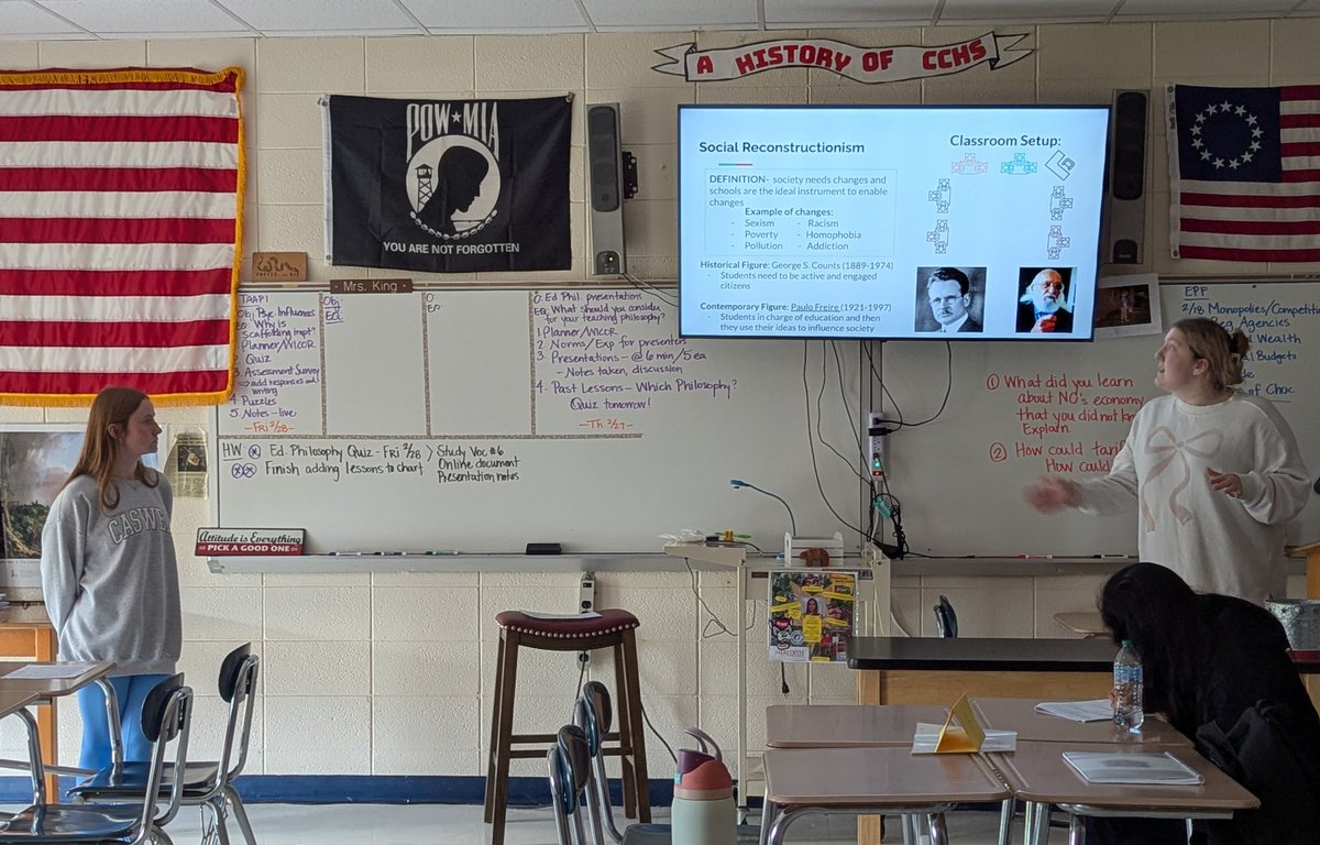Amy King, M.Ed, NBCT (@kinghistorycchs) on Twitter photo TAAP1 end of week round up. . .<a href="/ChathamCentral/">Chatham Central High</a>
3rd up: Ss presenting Educational Philosophies research!
THEN we charted lessons from our different classes during the day and determined which Ed Philosophies our teachers used
‼️
#alltheWICOR <a href="/holtmm/">Mary Margaret Dark</a> #beardown <a href="/burtonml1974/">Dr. Michelle L. Burton</a> TAAP1 end of week round up. . .<a href="/ChathamCentral/">Chatham Central High</a>
3rd up: Ss presenting Educational Philosophies research!
THEN we charted lessons from our different classes during the day and determined which Ed Philosophies our teachers used
‼️
#alltheWICOR <a href="/holtmm/">Mary Margaret Dark</a> #beardown <a href="/burtonml1974/">Dr. Michelle L. Burton</a>