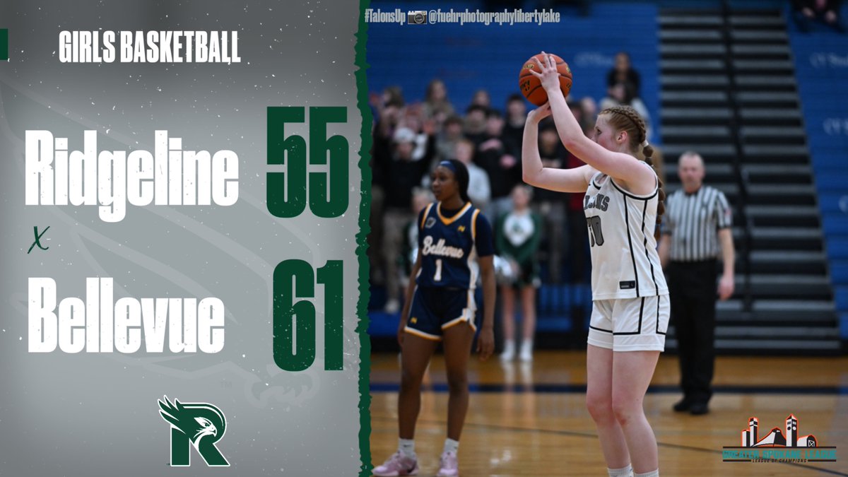 Girls Basketball ends their season with a State Playoff loss to Bellevue. Thank you to the players, coaches, fans, students, band, cheer, and dance team for a memorable season. 
#TalonsUp