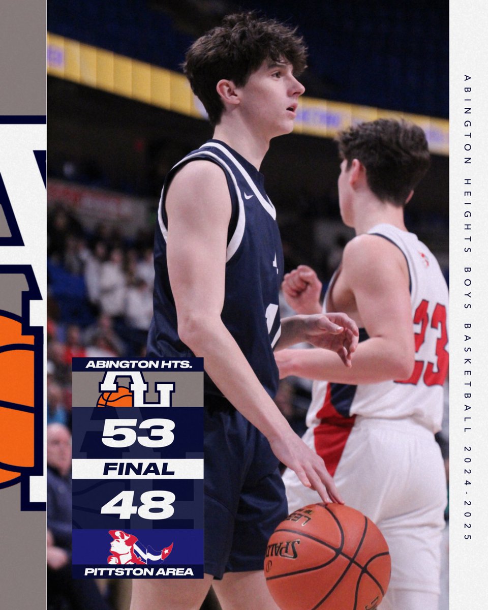 COMETS WIN!

The Comets defeated Pittson Area  53-48 in the District 2 5A Championship, advancing them to the First Round of State Playoffs, where they will host Upper Moreland on Friday, March 7th at 7:00pm. This is the Comets' 3rd consecutive District Championship and 1st year