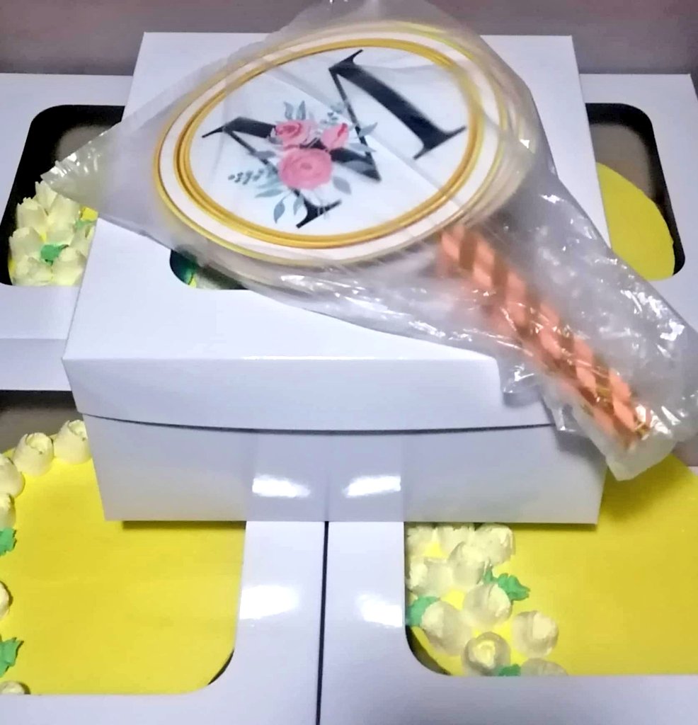 ma1208an's tweet image. We came prepared opkors💛
All for the Birthday Girl! 

@mainedcm | #MaineMendoza 
#EatBulagaTV5  #LegitDabarkads