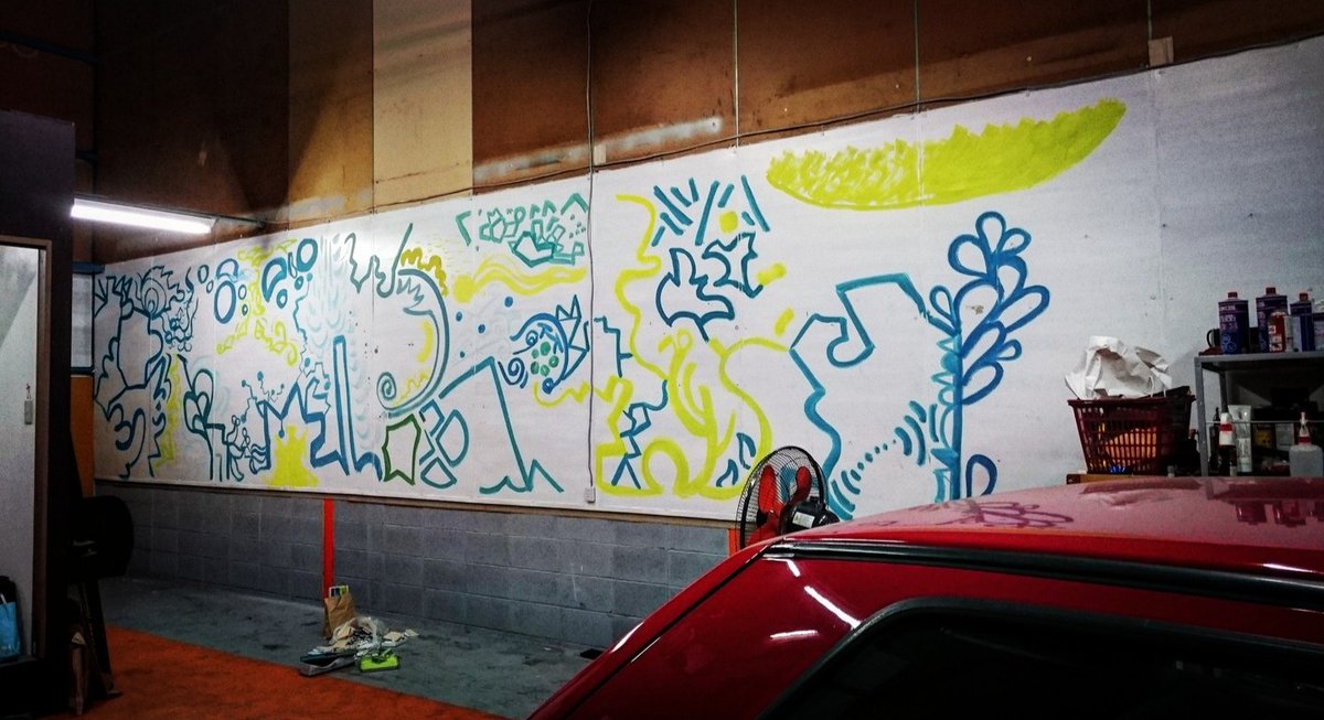 IRORONA_jp's tweet photo. へっきめーん♪
不思議な緑と黄色が好き🥰
#IRORONA #colorful #popartlife #popartdesign #カラフルアート #オリジナルイラスト #pop #イラスト好きさんと繋がりたい #ポップアート #cuteillustration #イラスト #カラフル #抽象画 #派手 #壁面 #壁面アート #japan #花 #japanart #fff #f4f #love https://t.co/DCYze098wt