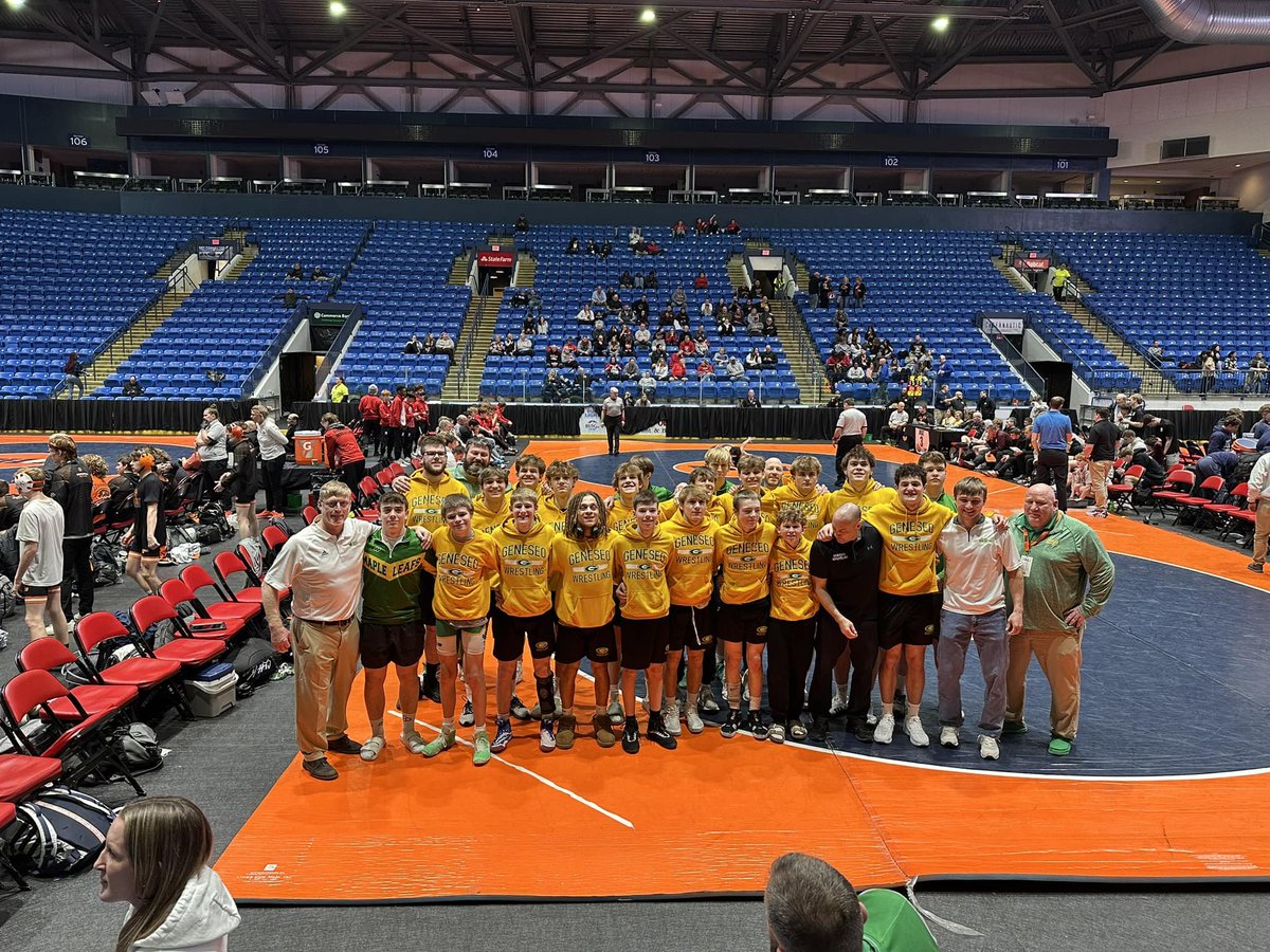 The 2024-2025 season has come to an end. Geneseo lost to IC Catholic 47-22. The last match for some and the last mat  side coaching for one.  (part 1)