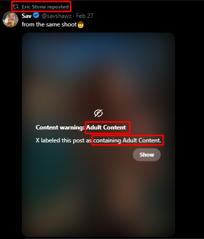 bwoah09's tweet photo. Hey @EricStone4547, it looks like you believe in Jesus Christ! As a fellow believer, too, I would like to remind you that it is a sin to look at adult content / P0rnography! I have evidence that you reposted adult content and followed people who filmed it. Please find Jesus again https://t.co/vnL8MudZ3P