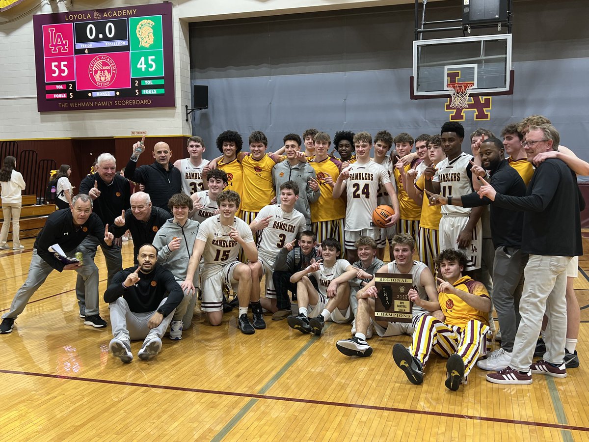 LAMensBBall's tweet image. Ramblers defeat a very well coached and tough GBN team tonight to Win the IHSA 4A Regional Championship 55-45. Move to 25-8 and play Niles North Wed March 5th 6 PM at New Trier in the Sectional Semi-Final. @michaelsobrien @joehoopsreport @NestoHoops @TheRecordNS