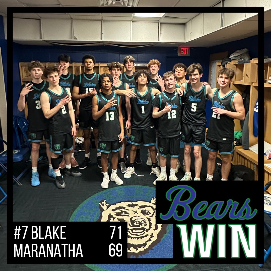 Bears escape with the win to finish the regular season 22-4. McMichael led with 29.