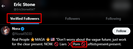 bwoah09's tweet photo. @Nora45030 must not be happy about this (Nora follows you) @EricStone4547 

very sorry, Nora that this man disagrees with you. https://t.co/sOWhyhNhG0