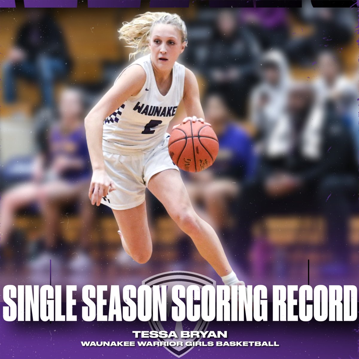Warrior Media (@wm_whs) on Twitter photo Congrats to Tessa Bryan on breaking the <a href="/waunakeehoops/">Waunakee Girls Basketball</a> Single Season Scoring Record tonight! 
#waunakeeway Congrats to Tessa Bryan on breaking the <a href="/waunakeehoops/">Waunakee Girls Basketball</a> Single Season Scoring Record tonight! 
#waunakeeway