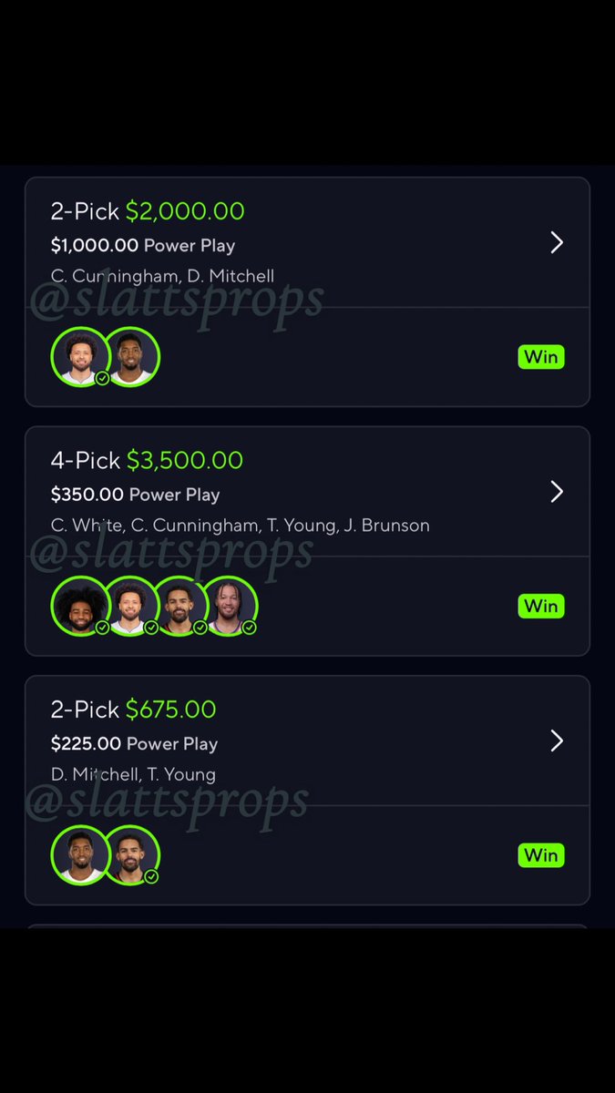 slattsprops's tweet photo. LFG $6,600+ CASHED

WE CASHIN OUT EVERYDAY IN THE DISCORD &amp; WE AINT STOPPIN ANYTIME SOON♻️‼️🏧🏧‼️♻️

COME GET A BAG W US WHILE ITS FREE BEFORE I SWITCH TO @DubClub_win STOP PLAYIN ITS 2025 🪄✅💰💰✅🪄

DM for invite 

#PrizePicks #GamblingX #NBA https://t.co/uQC8DRks3s