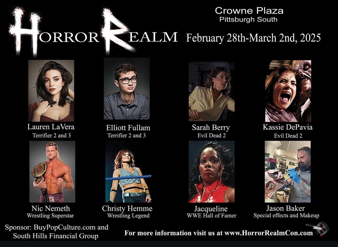 I will be there Saturday!
Let me know if I’ll see you there!
#HorrorRealm #HorrorRealmCon