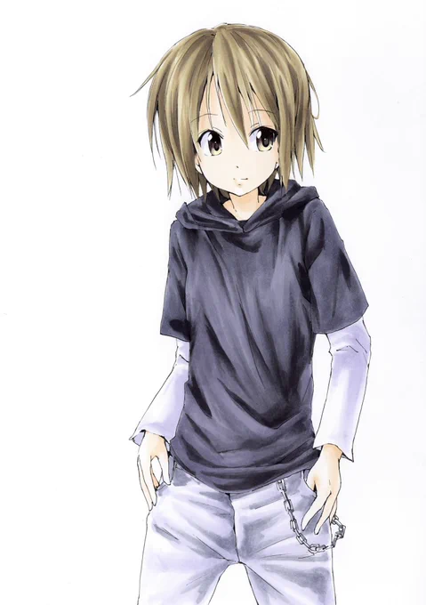 前髪下ろしたりっちゃん 