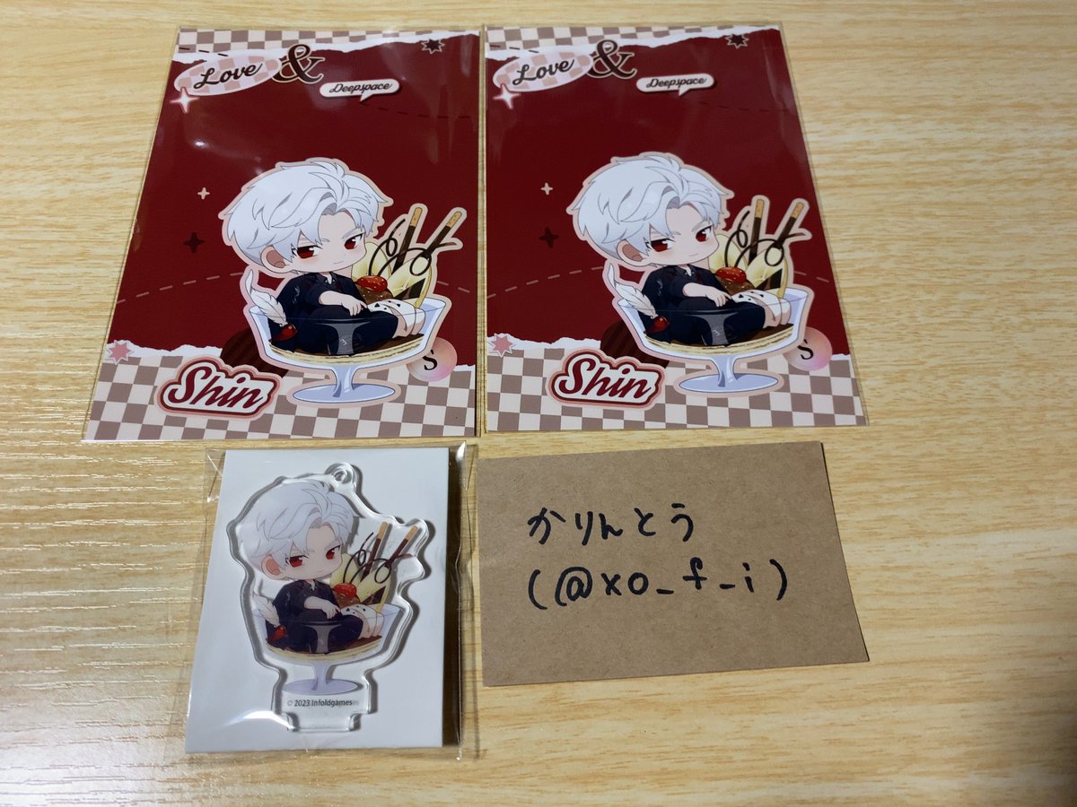 xo_f_i's tweet photo. 【 交換 】恋と深空 スイパラ 缶バッジ チェキ風カード アクキー ポストカード

譲 ···▸ セイヤ ホムラ シン

求 ···▸ レイ

✧初回ツイフィ必読✧
↪︎既読印ありますのでお声がけの際は必ず記載してください。

✧郵送のみ
✧等身⇆等身､SD⇆SD

検索からでもお気軽にお声掛けください⟡.· https://t.co/kzizy7Do34