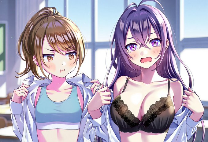 祐理と愛美愛(うちの子) 