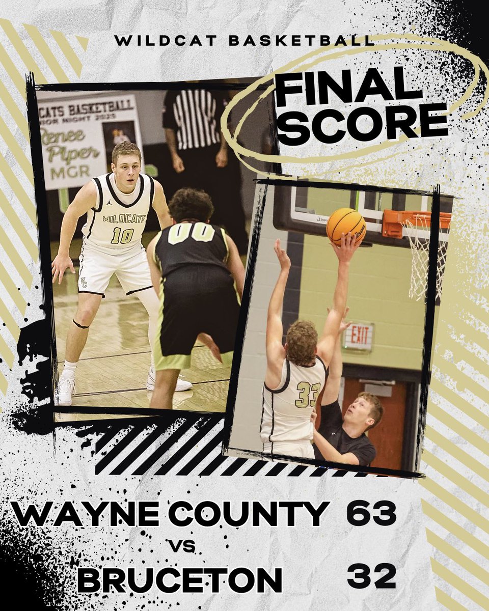 Wildcats win their first round Region Tournament game over Bruceton 63-32. The Cats will be back in action on Tuesday, March 4th at 6pm vs winner of Houston Co/Perry Co. Go Cats!