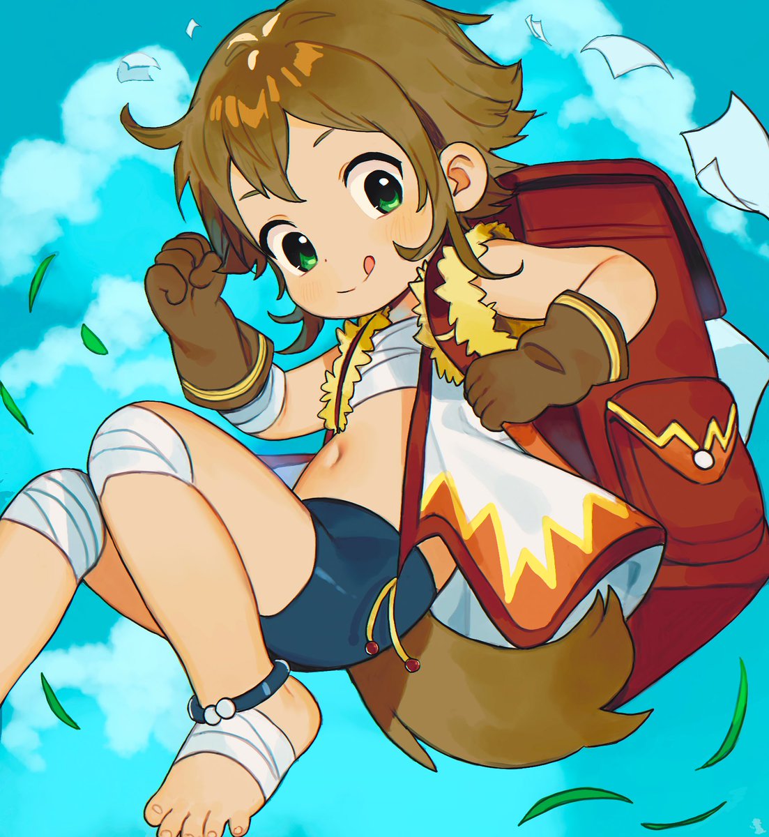 nemuriyagi_'s tweet image. He’s on his way to deliver mail to travelers! ❤️