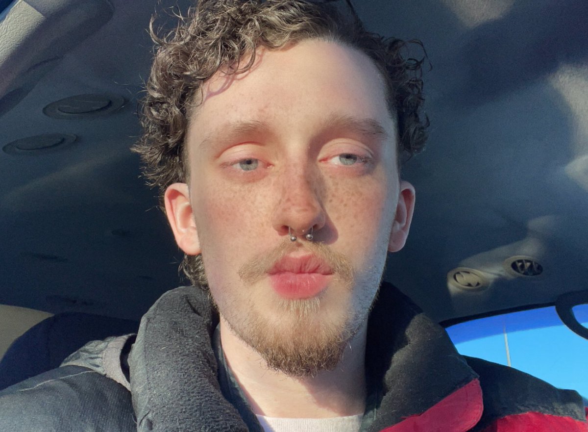 NonRinary's tweet image. cant believe i havent told twitter i got a mullet