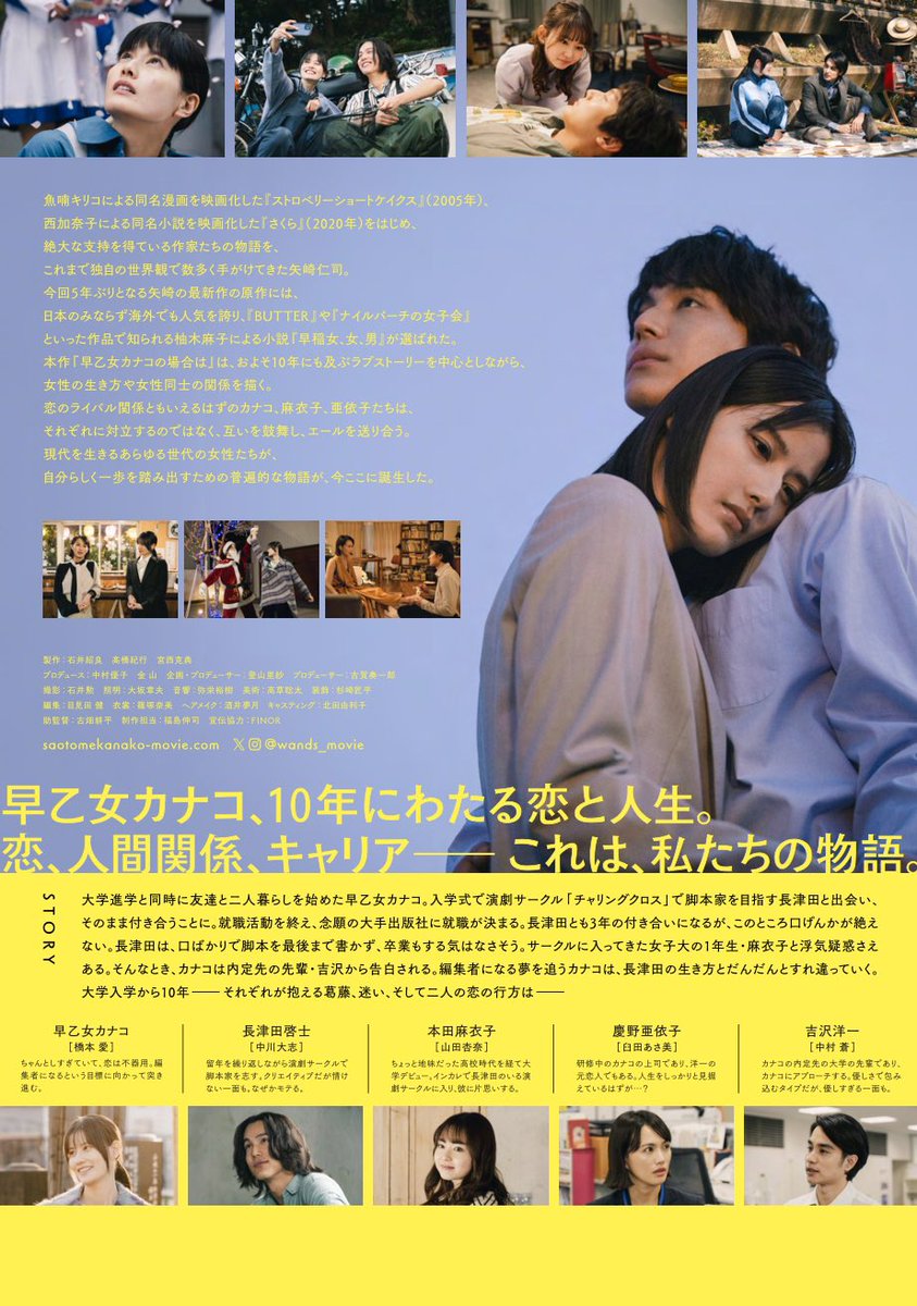 『#無伴奏』ご出演の #酒井波湖 さんの #矢崎仁司 監督の3/14公開の新作『#早乙女カナコの場合は』の感想

抜粋🔻
「ふっと自分の心に浮かんだ希望を逃さず、
また一歩進んでいきたいと、後押ししてもらえる作品」

全文🔻
instagram.com/p/DGpDHOcTUg-/…

公式サイト🔻
saotomekanako-movie.com