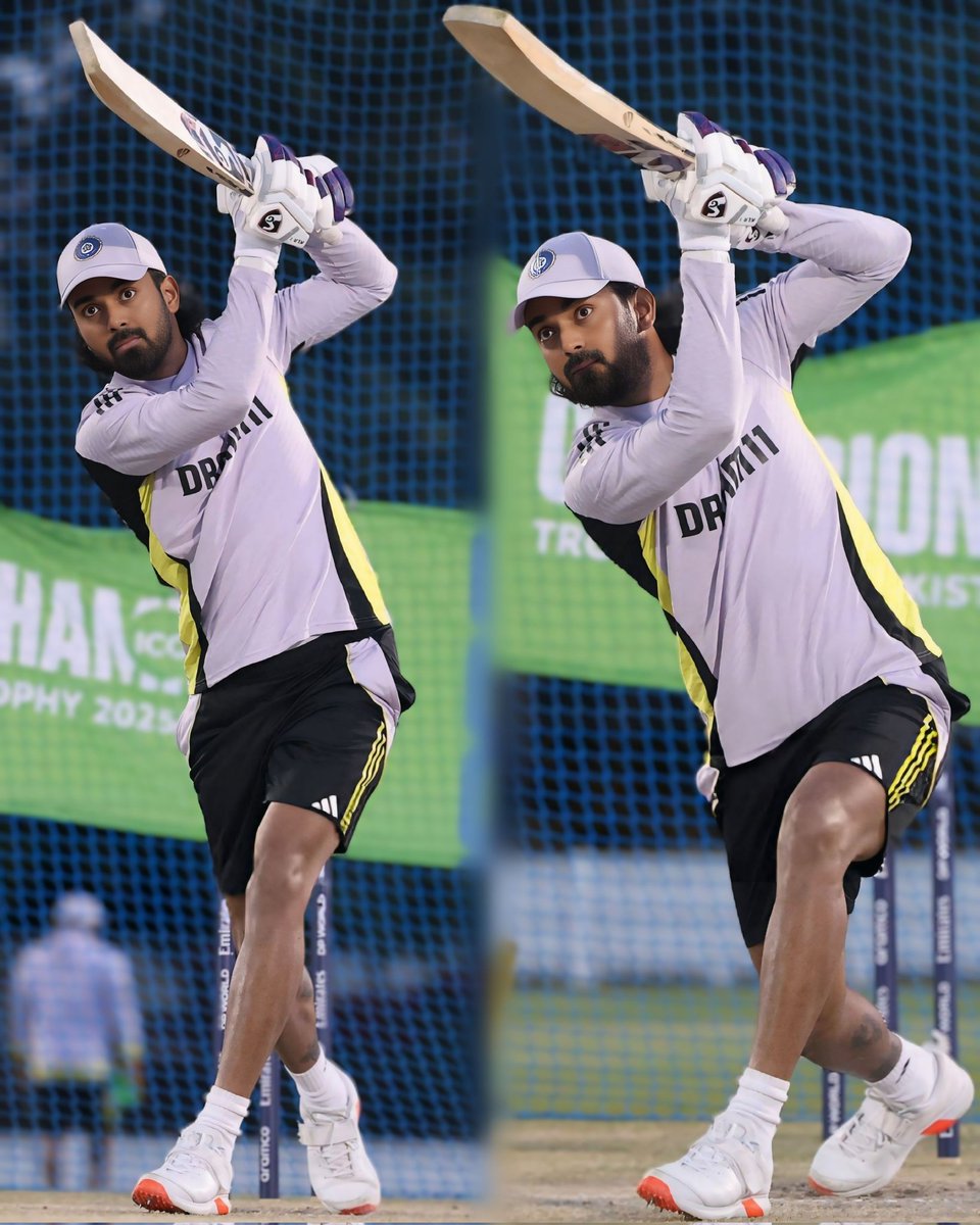 KL Rahul hitting six during the practice session 🥺❤️ be ready for KLass storm against nz 🌪️[📸: bcci/gettyimages]