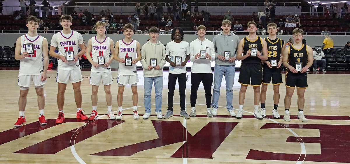 HIGH SCHOOL BOYS HOOPS
2025 44th District All-Tournament Team

MS - Tucker Nobbe, Whitaker
M - Kidd, Mollette
BC - Banderman, Slone &amp; Blevins
MC - Richardson, Morrison, Asher and Feldhaus (MVP)