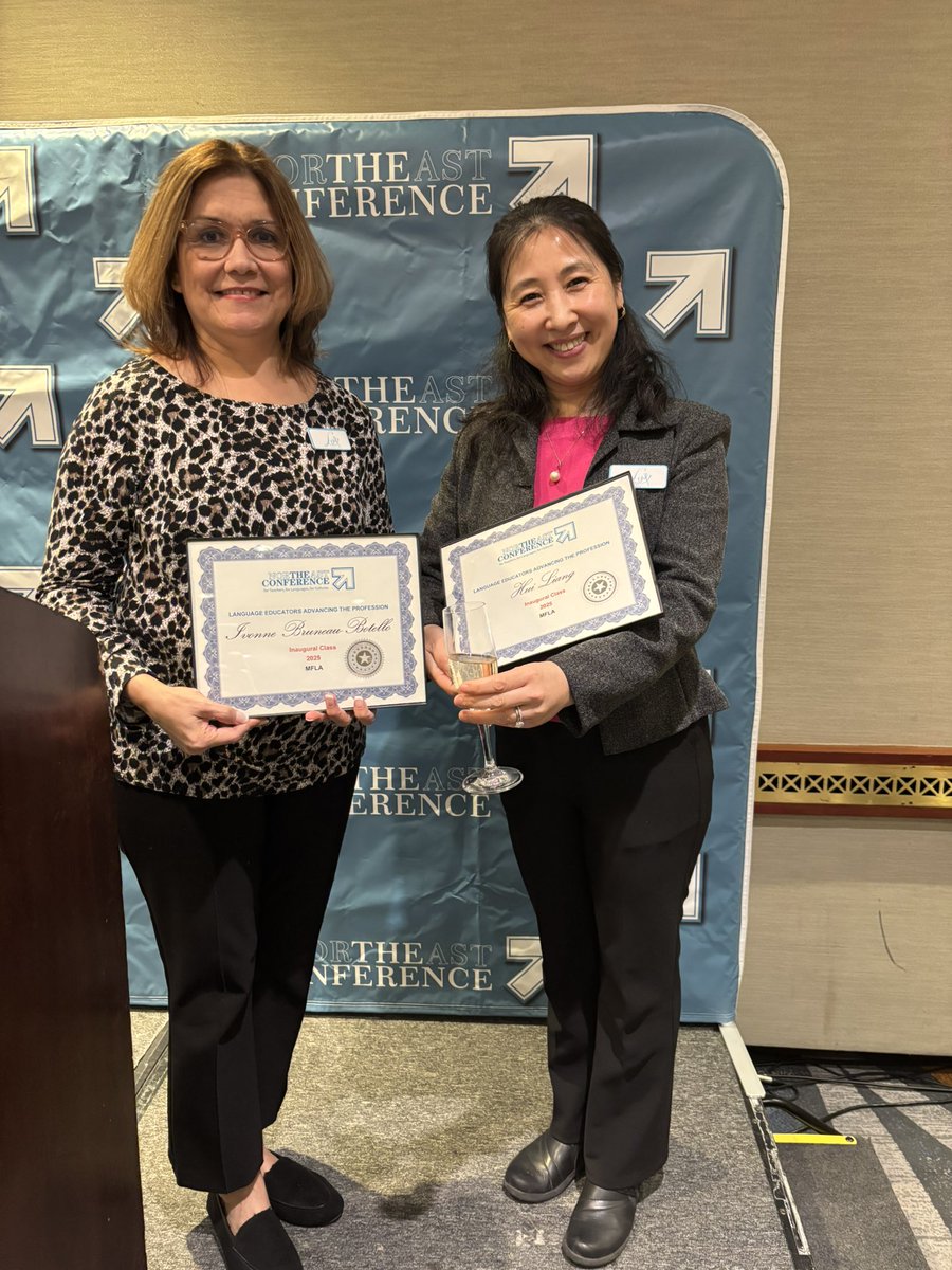 Ivonne Bruneau-Botello and Hui Liang proudly represented Maryland in <a href="/NECTFL/">NECTFL</a>’s first cohort of LEAP! Congratulations on advancing your leadership capacity! We are so proud to have you as leaders.