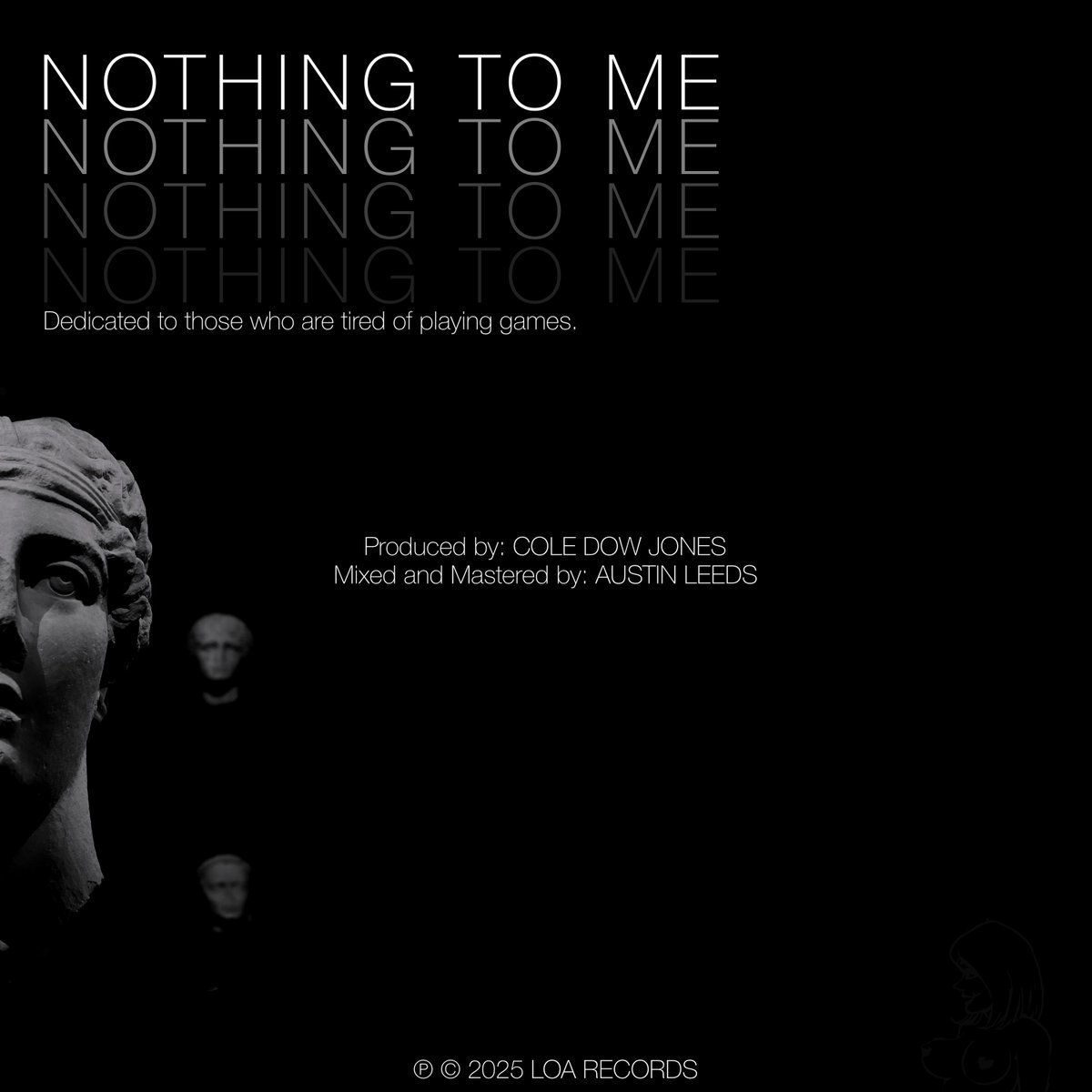 coledowjones's tweet photo. New single “NOTHING TO ME” drops TUESDAY, March 11, 2025!

I think a lot of you will like this song. I really tried to hone in on that mid-2010s sound by keeping the formula simple. This song abides by the main principle of simplicity. https://t.co/1oU4kIO1Ha