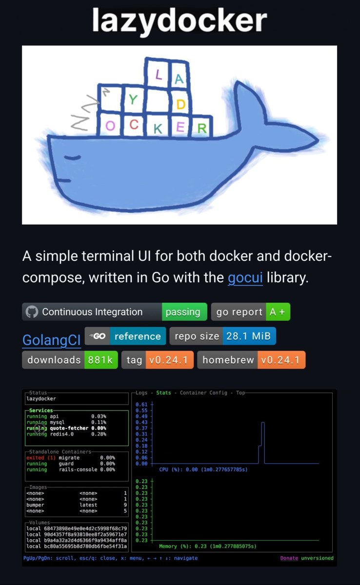 GithubProjects's tweet image. The lazier way to manage everything docker
