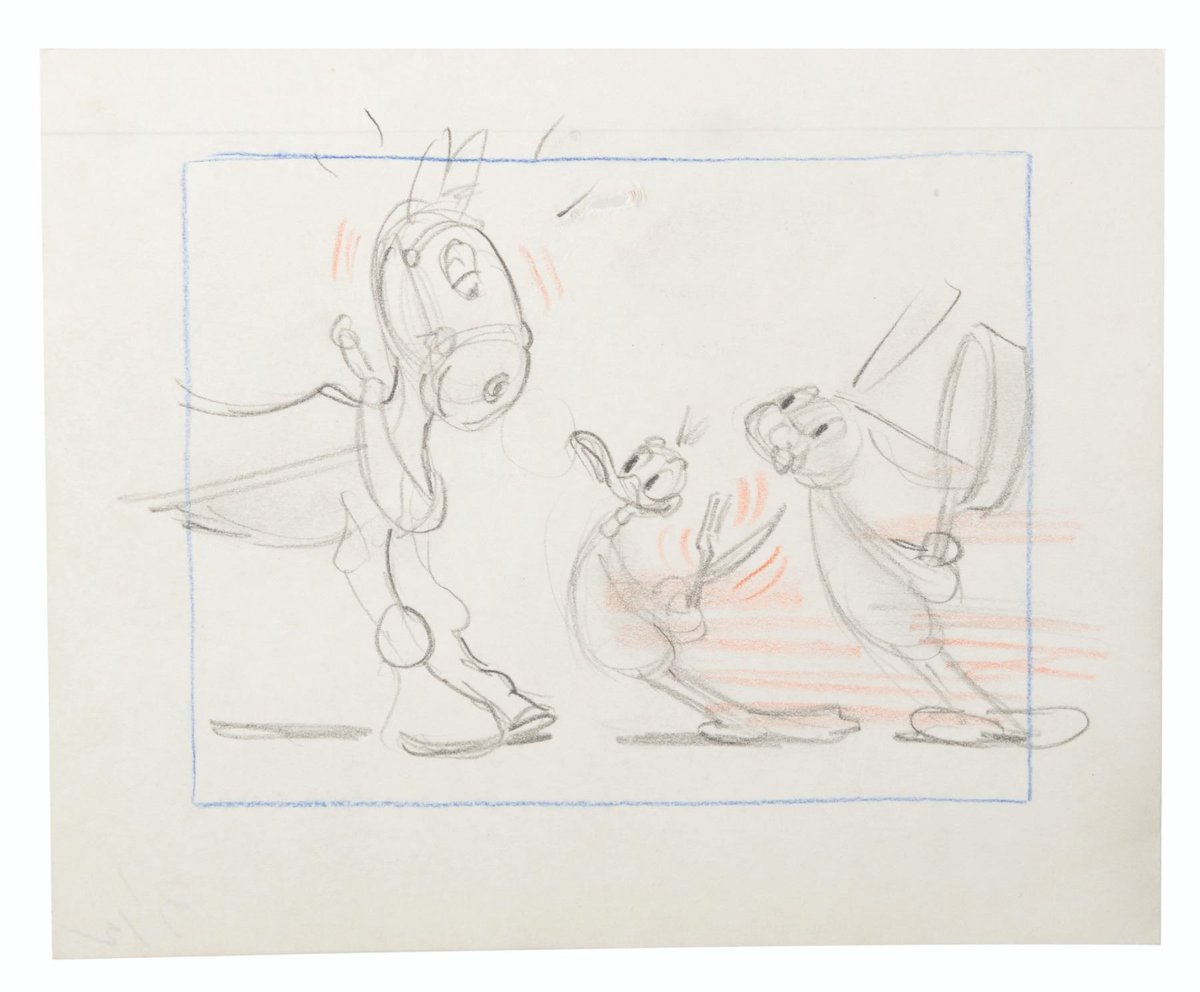 There was apparently a planned Bob Clampett Bugs &amp; Daffy cartoon I’m going insane