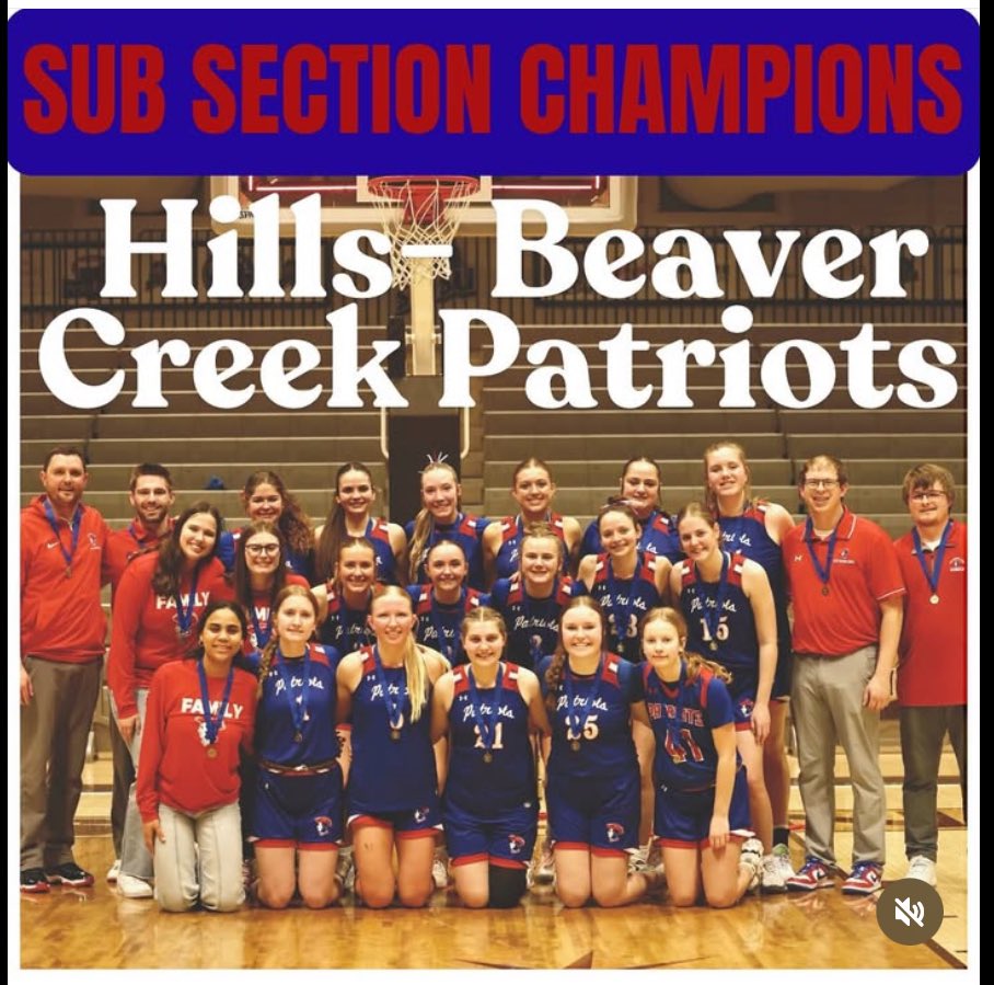 🏆🏀Congratulations Izzy, Ella and H-BC Girls Basketball on winning the Sub-Section Championship!!🏀🏆
🌟🌟PLAYER OF THE GAME - IZZY WYSONG🌟🌟