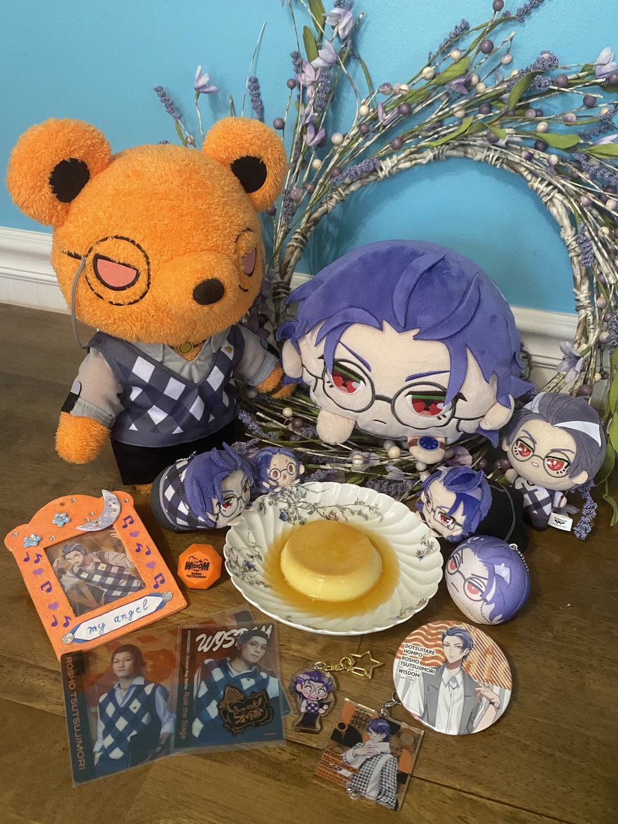 pinksugarknight's tweet image. happy birthday, rosho❣️ i love you so so so much. you inspire me, make me laugh, and help me feel hopeful! 🩵 i made pudding for the very first time to celebrate this year. i hope you like it! 🥰 盧笙の全てが大好き!おめでとう🎉🍻 #躑躅森盧笙誕生祭2025 #躑躅森盧笙生誕祭2025
