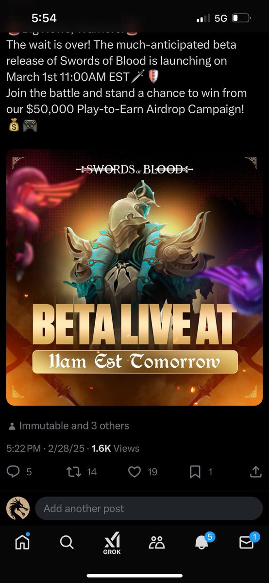 FleetwoodTrades's tweet image. When you are an old head gamer with an arthritis flare up before your open beta release, you tape it up and keep playing!!! LFG @SwordsofBlood_ #P2A #SwordsOfBlood