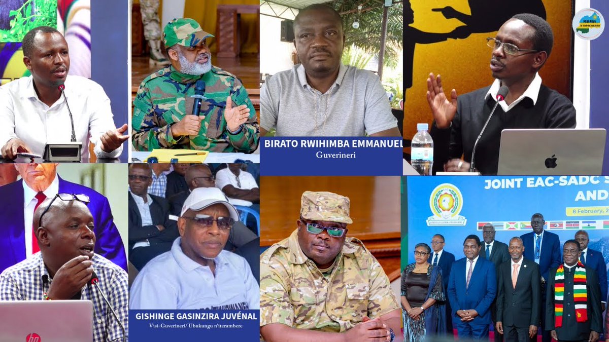 Mamaurwagasabo1's tweet image. #AFC_M23 yashyizeho abayobozi muri Kivu y'amajyepfo. | Inama ya EAC na SADC i harare muri Zimbabwe. | Gen. (Rtd) Kabarebe yahuye n’intumwa idasanzwe y’ubumwe bw’ibihugu by’u burayi mu biyaga bigari.

➡️ youtu.be/_3_SiHnW_NE

#MamaUrwagasaboTv @afcongo #Kukarubanda