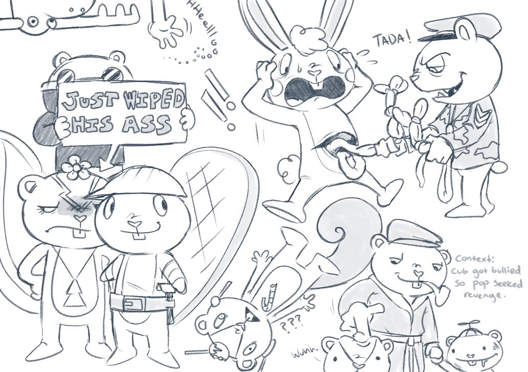 icky8_'s tweet image. also posting this here #happytreefriends