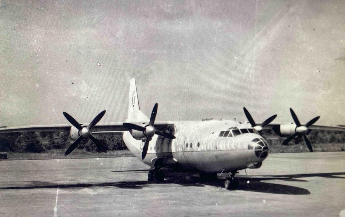 IAF_MCC's tweet photo. #ThisDayThatYear
 
On this day in 1961, the Indian Air Force welcomed its first Antonov An-12B aircraft, marking a significant boost to its heavy airlift capabilities. This aircraft played a crucial role in airlifting army reinforcements during the 1962 Sino-Indian War and was later utilized as a heavy bomber during the 1971 India-Pakistan War. One of these historic An-12Bs is preserved at the Indian Air Force Museum at Palam, New Delhi. 
#IAFHistory
#AN12B
#YearOfDefenceReforms

@DefenceMinIndia
@SpokespersonMoD
@HQ_IDS_India
@adgpi
@IndiannavyMedia