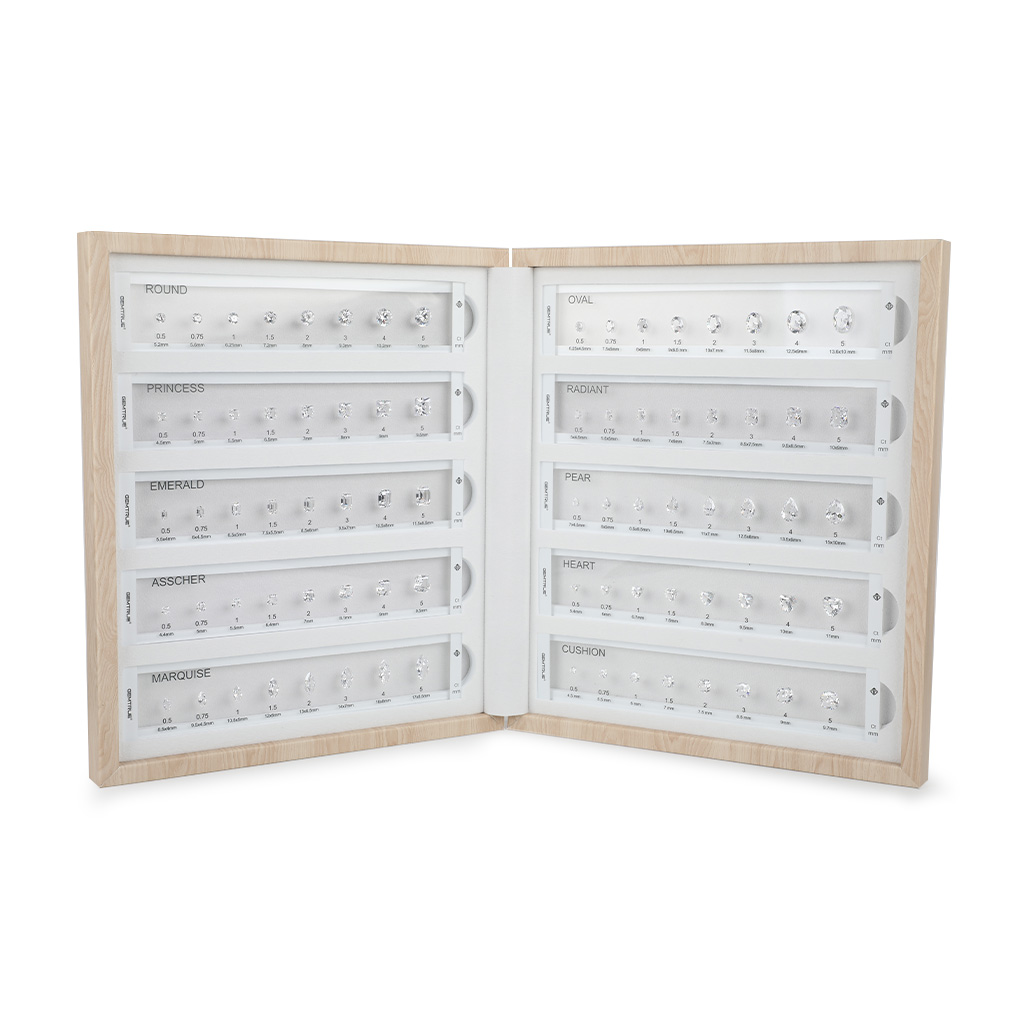 GemtrueUK's tweet image. GemTrue Diamond Selector - Visual Diamond Size and Shape Kit
Item No. DK110-1008-3
Classical Shapes: Round, Princess, Emerald, Asscher, Marquise, Oval, Radiant, Pear, Heart, Cushion
High-Quality CZ Stones: Perfectly simulate real diamond
Get yours now!
#diamondselector