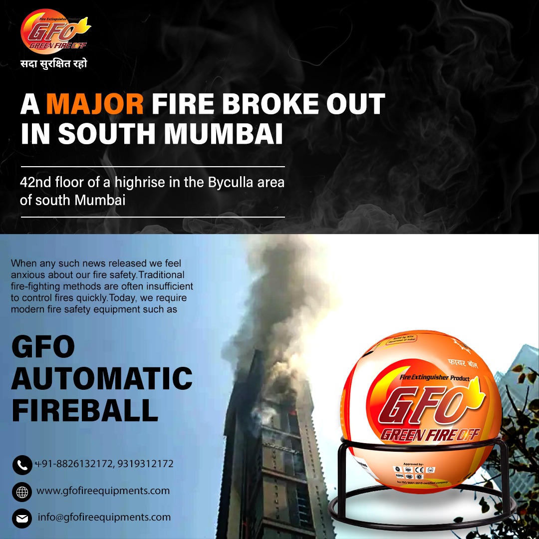 Gfofireball's tweet image. When any such news released we feel anxious about our fire safety. Tradional fire-fighting methods are often insufficient to control fires quickly. 
Today, we require modern fire safety equipment such as GFO AUTOMATIC FIREBALL
#AutomaticFireBall #StaySafeWithGFO #SmartFireSafety
