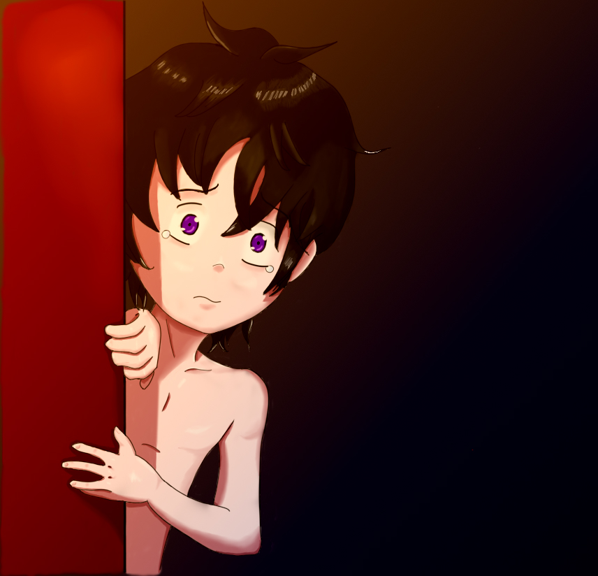 I recently got a tablet because I wanted to practice art, so this is my first digital drawing and I'm pretty excited, I really want to learn how to draw!

The character is Ian, he is a character I created when I was 14 and he is my first character ever!