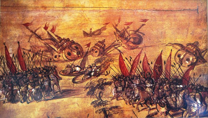 On this day in 1519, Hernán Cortés lands in Mexico with 500 troops to crush the Aztec empire. After coming ashore, he supposedly orders his ships scuttled. Cortés believes that by eliminating the expedition's only means of escape, his men will fight harder.