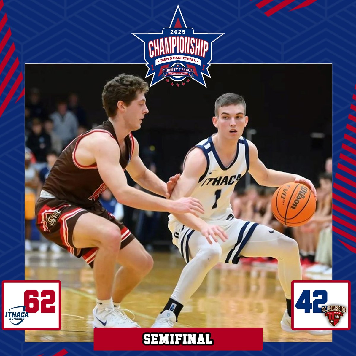 LLAthletics's tweet image. ICYMI: Last night, there were 4️⃣ Liberty League BBALL semifinal games!! Check out who advanced to Sunday's title games...

W🏀: @BomberSports 64, RIT 48
W🏀: @VassarAthletics 67, Skidmore 51

M🏀: @RPIAthletics 72, Union 64
M🏀: @BomberSports 62, St. Lawrence 42

#LLWBB #LLMBB