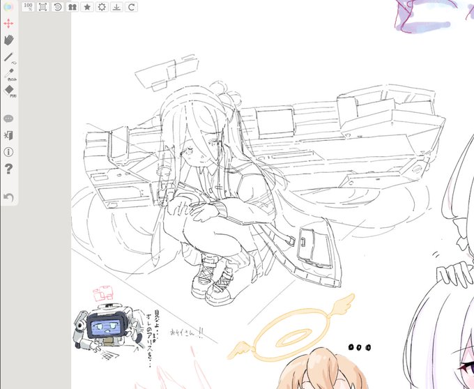 わや夏さんのとこで、アリスちゃん描いた…! 