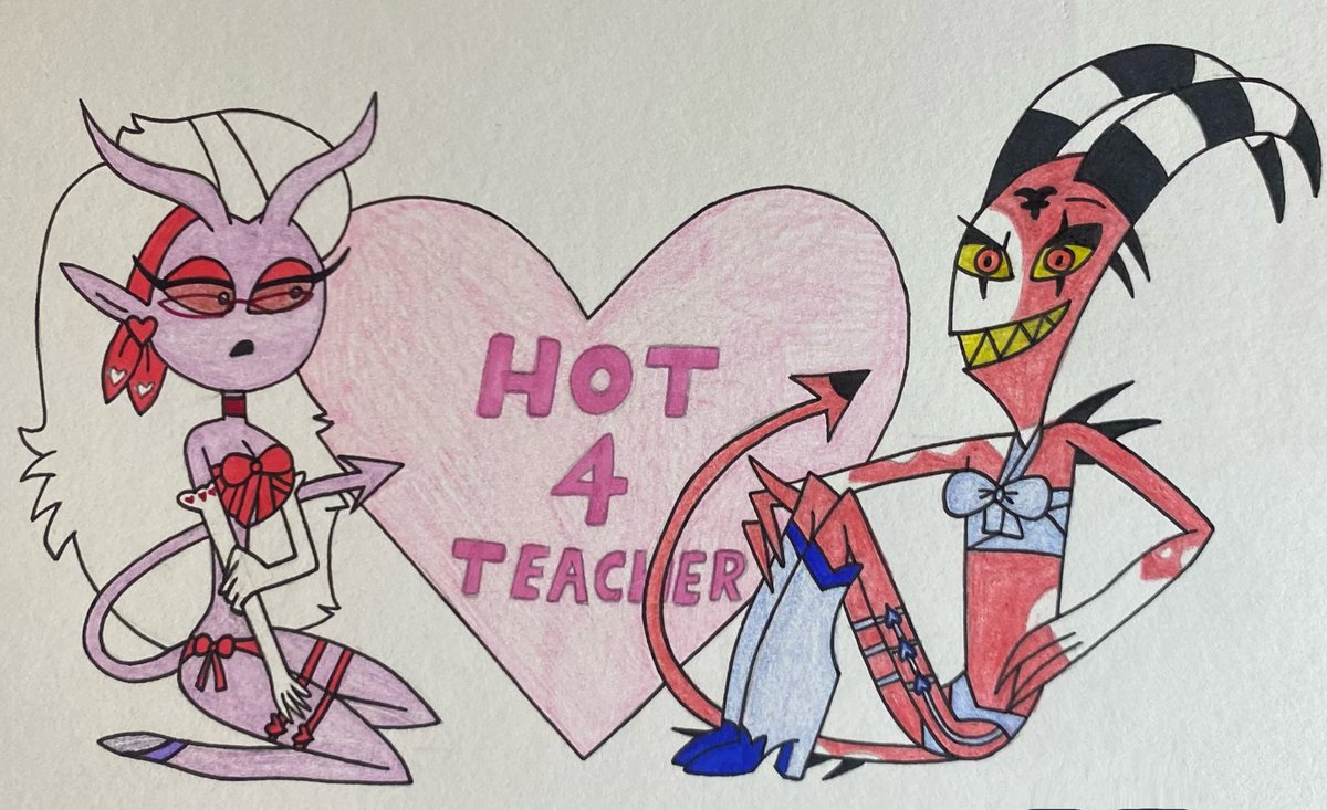 destivona's tweet photo. Just a little something featuring Blitzberry based on the Valentine’s Day merchandise. Looks like they’re gonna get intimate tonight. #blitzberry #blitzoxmayberry #HelluvaBoss https://t.co/NIKffbAgj5