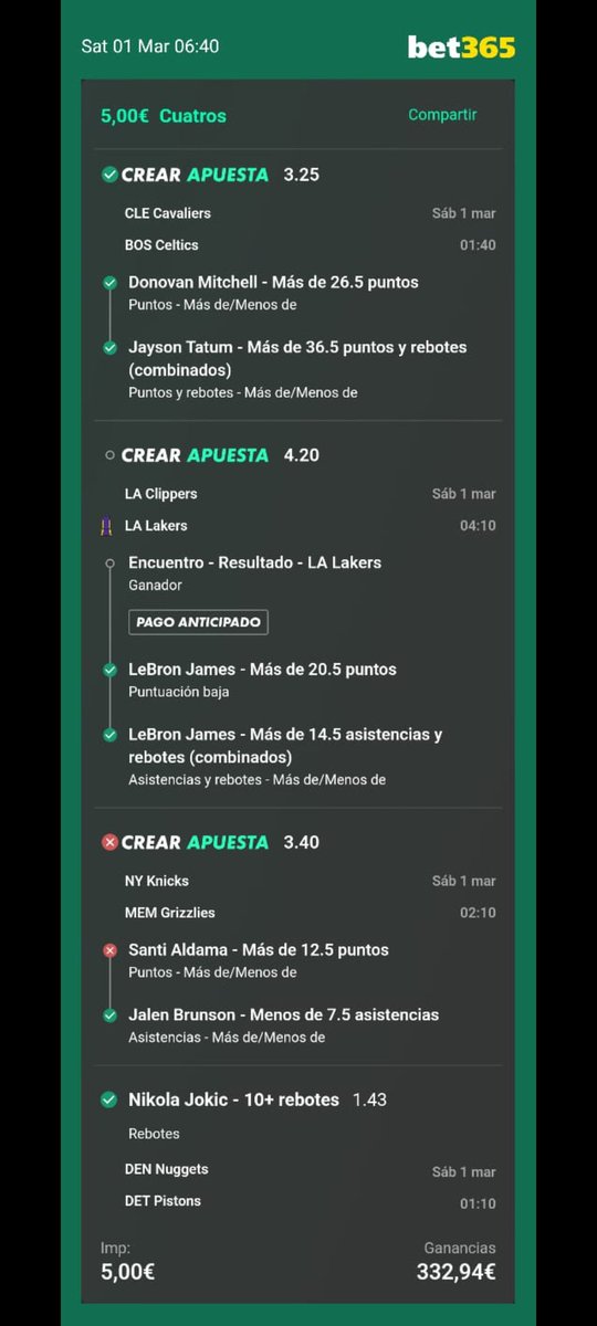 iTz_DaM_'s tweet photo. Esto se come ??@NbaGreenBet https://t.co/QPyuW2vNjY