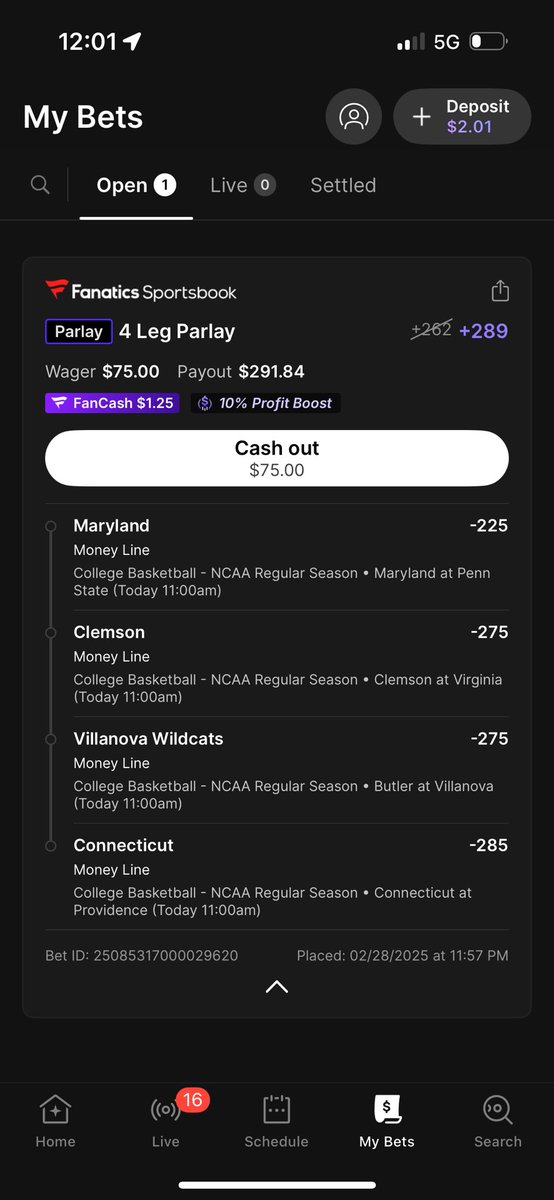 Don’t see how this loses. Early 11am cash💯🧹
