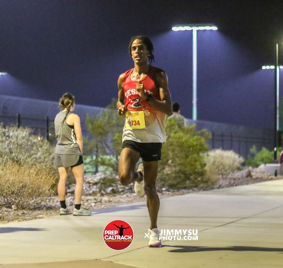 Desert Oasis High's Kenan Dagge breaks Nevada state 3200m record, which might be impressive enough for the top heat at <a href="/Arcadia_Invite/">Arcadia Invitational</a> in mid-April. His highlight and more from tonight's <a href="/buchanantrack/">Buchanan Track and Field</a> Distance Classic! prepcaltrack.com/2025/02/28/des… 📸: <a href="/mrpotatojimmy/">Jimmy</a> <a href="/Kenandaggexc/">Kenan Dagge</a>