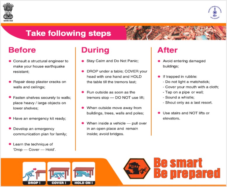 Informationspn's tweet image. #BeSmart #BePrepared 

Here&apos;s the Do&apos;s and Don&apos;ts with regard to earthquakes &amp;amp; Must haves in an Emergency Kit 
@diprjk @dmshopian