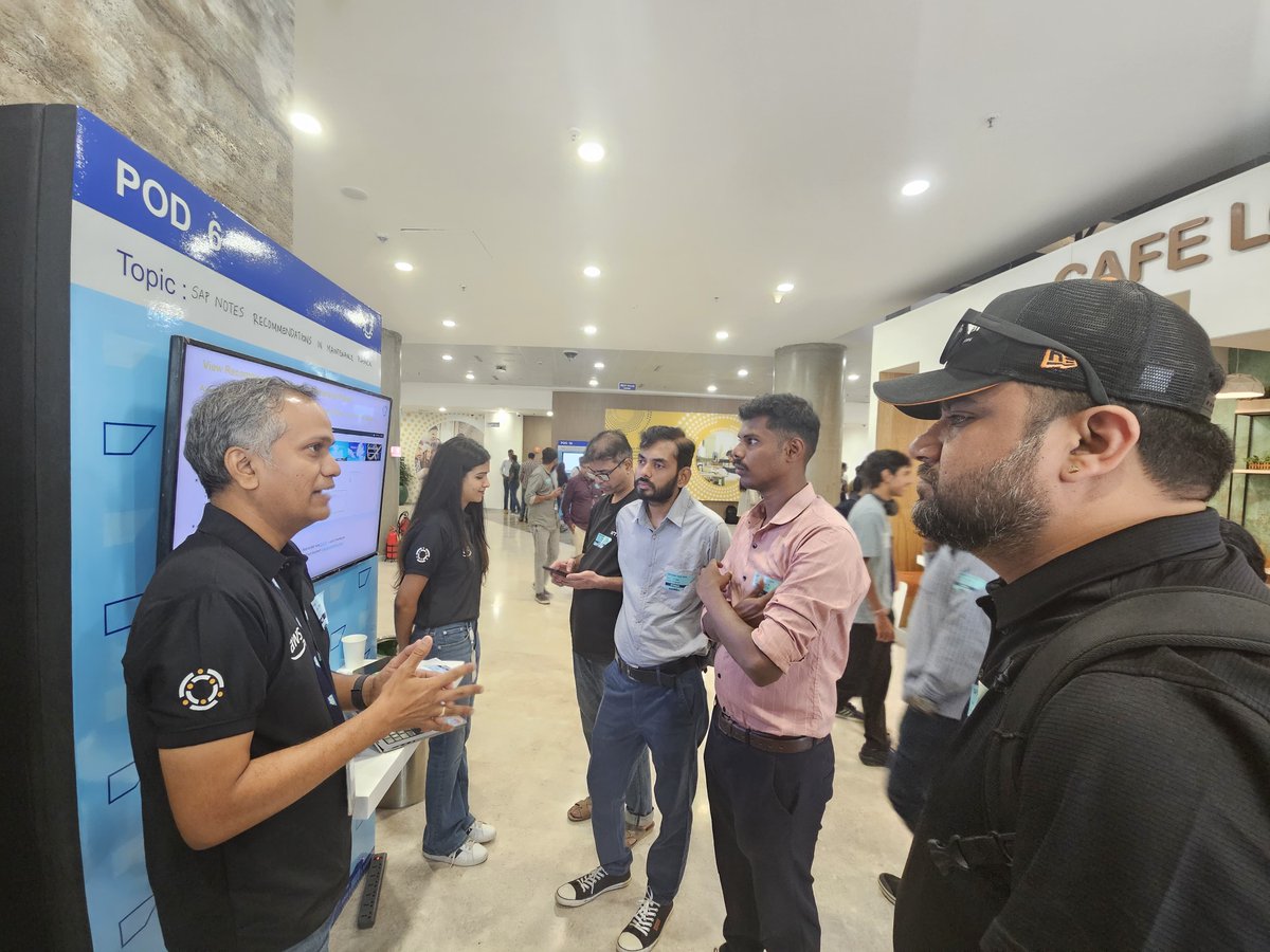 saplabsindia's tweet image. With 10 dedicated #demo pods, participants at #SAPInsideTrack 2025 are diving into the latest innovations, from #BusinessDataCloud to industry-specific solutions across SAP&apos;s product suite, as #sitBLR gets into full swing! ⚡