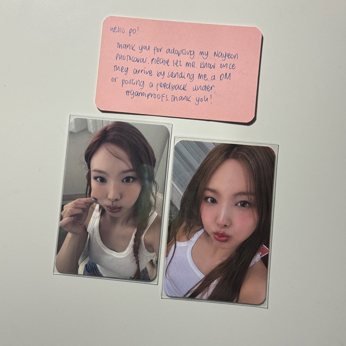 kooscart's tweet image. .ᐟ.ᐟ #kooscartmails 

thank youuuu for letting me adopt your nayeon pocas!! I appreciate the fast transaction po, ‘til next :^)

@solargami #gamiproofs