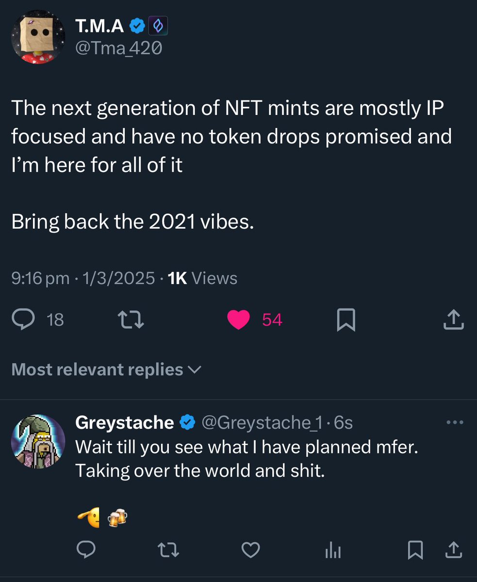 Dream big mfers