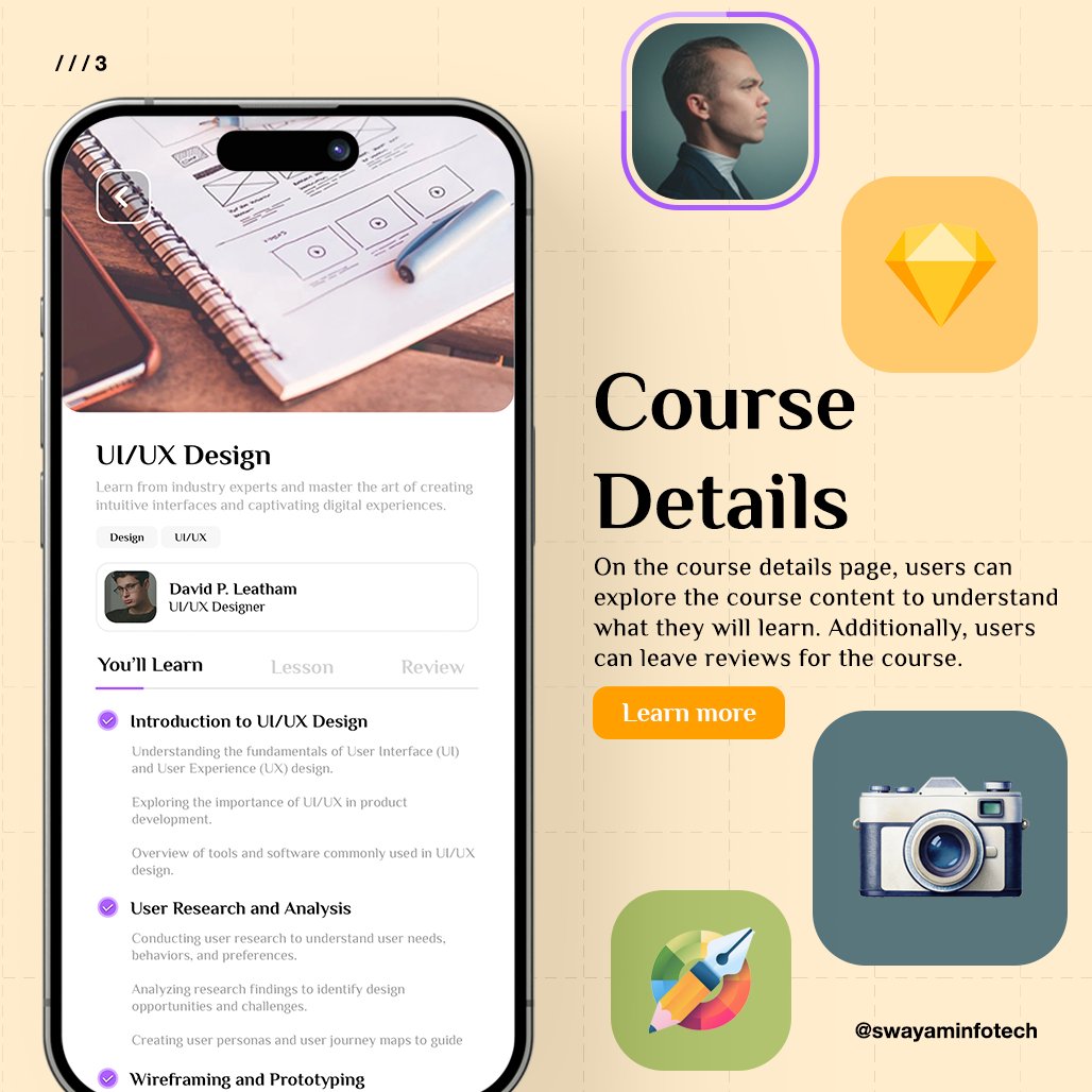 swayaminfotech's tweet image. Explore the power of online learning with our e-learning app. Introducing the Smart Learn Video Application—an innovative E-learning platform. Elevate your organization's educational experience. 
.
Visit: swayaminfotech.com/smart-learn-vi… 
.
#elearningappdevelopment #smartlearnapp